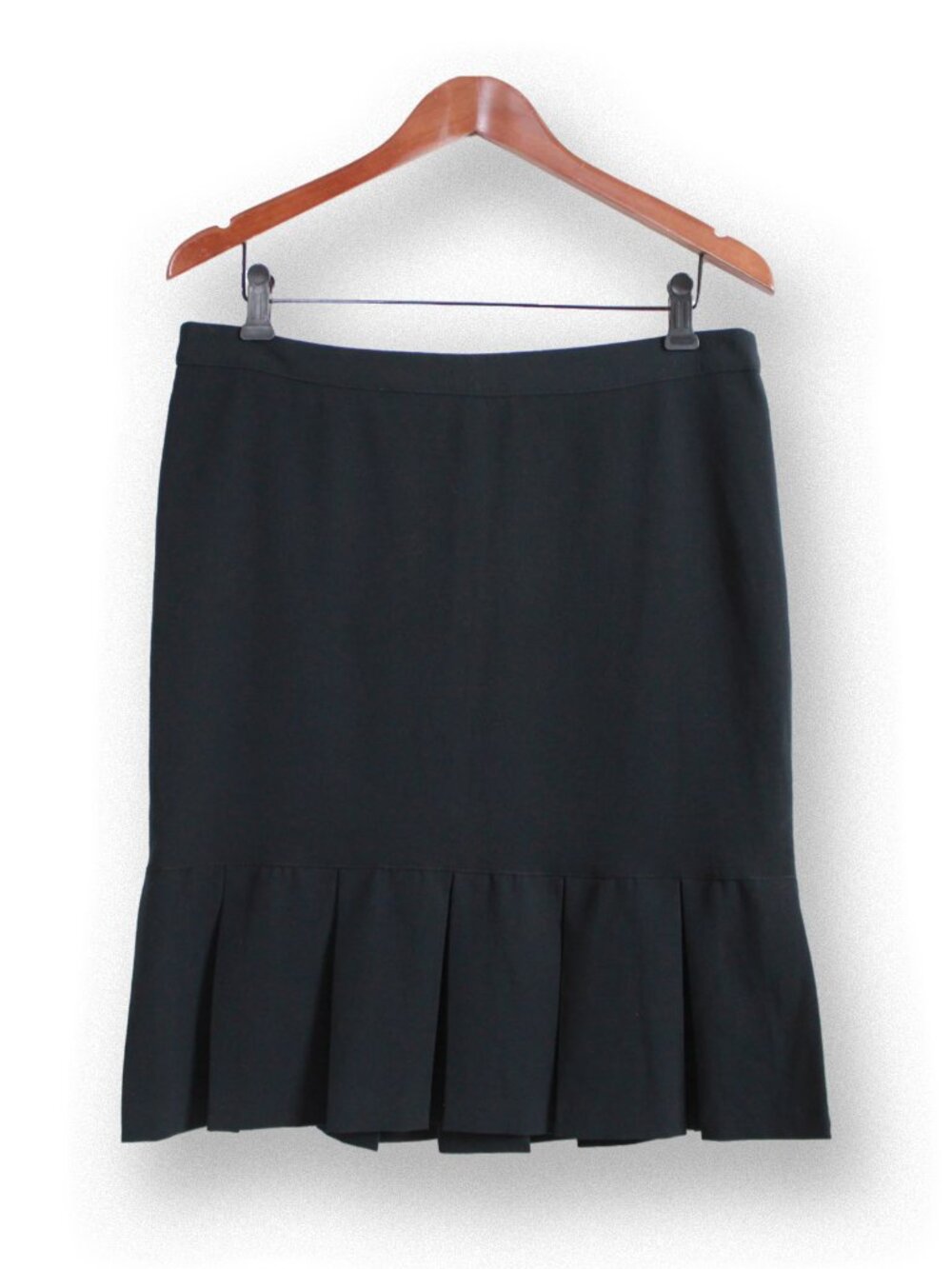 Sirens Pleated Hem Pencil Skirt Size L